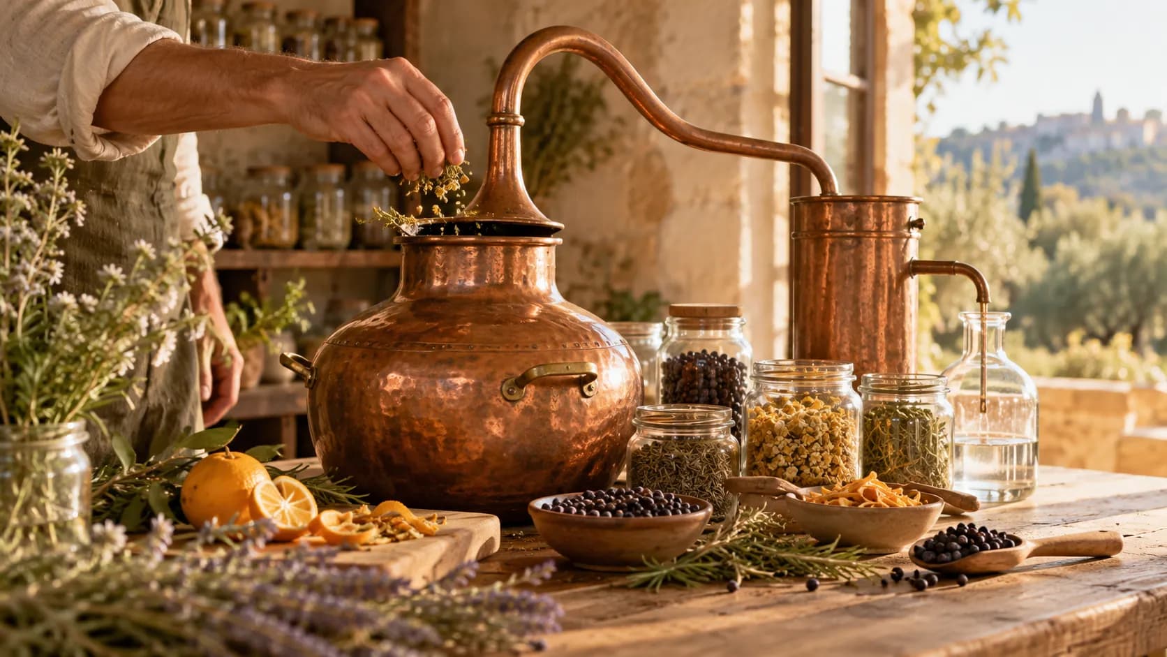 Atelier distillation de gin
